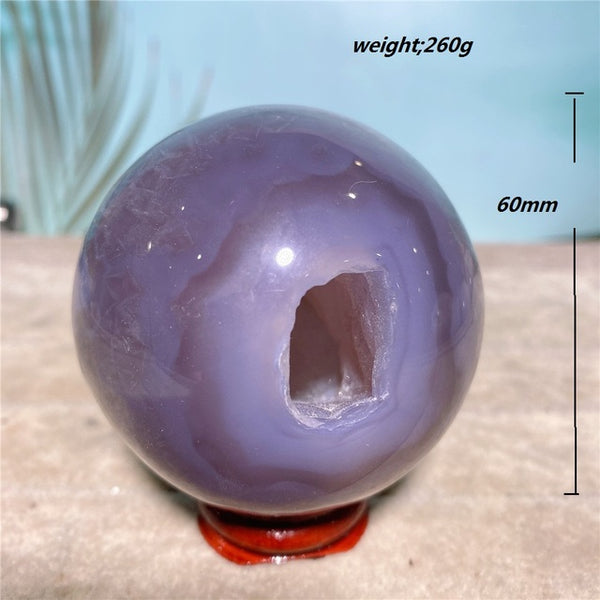Mixed Geode Agate Crystal Ball-ToShay.org