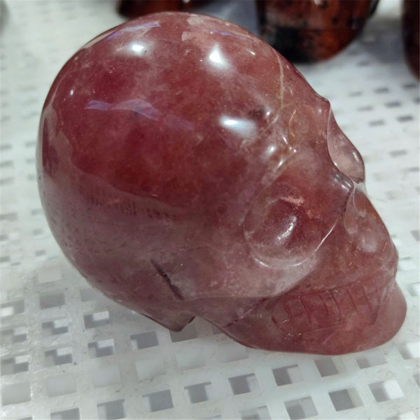 Red Strawberry Crystal Skull-ToShay.org