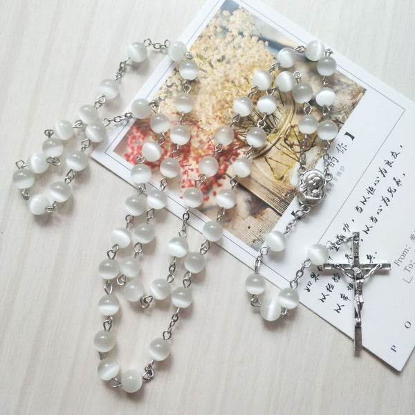 White Opal Rosary-ToShay.org