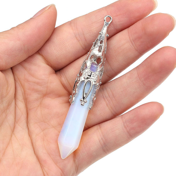 Mixed Crystal Pillar Pendulums-ToShay.org