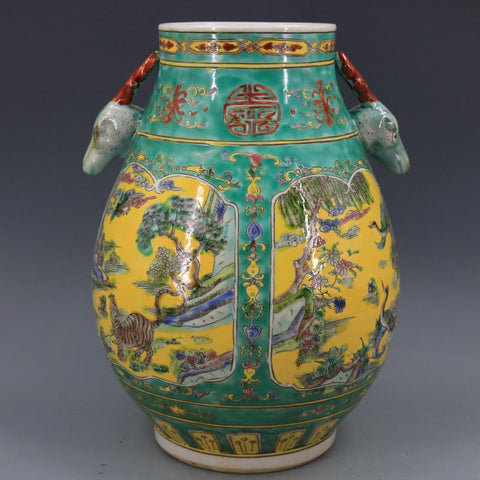 Qing Dynasty Kangxi Vase-ToShay.org