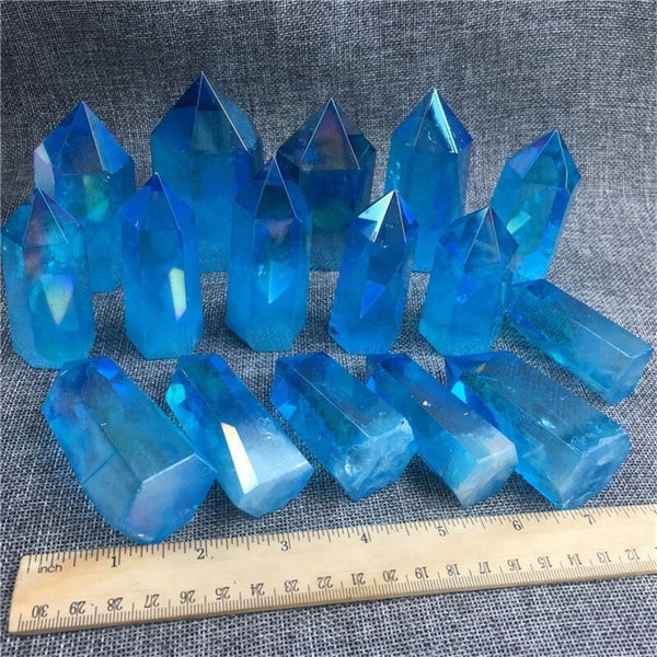 Blue Aura Crystal Points-ToShay.org
