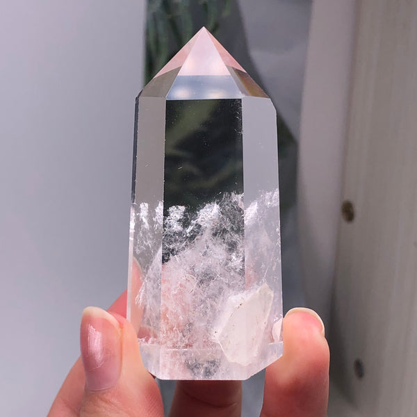 Clear Lemurian Seed Crystal Point-ToShay.org