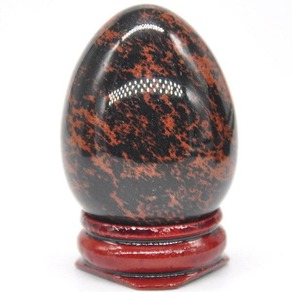 Red Mahogany Obsidian Egg-ToShay.org