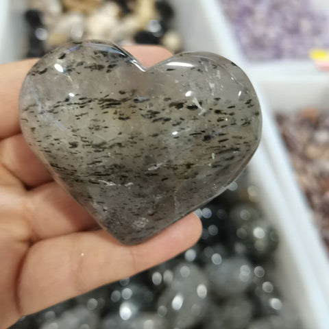 Grey Pitaya Stone Heart-ToShay.org