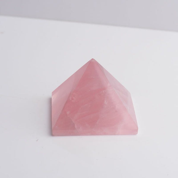 Pink Rose Quartz Pyramid-ToShay.org