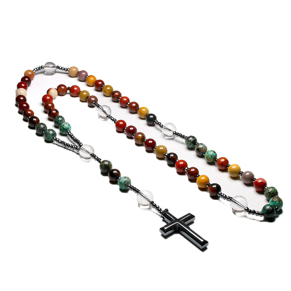 Mookaite Rosary Beads-ToShay.org