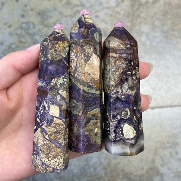 Purple Sugilite Crystal Point-ToShay.org