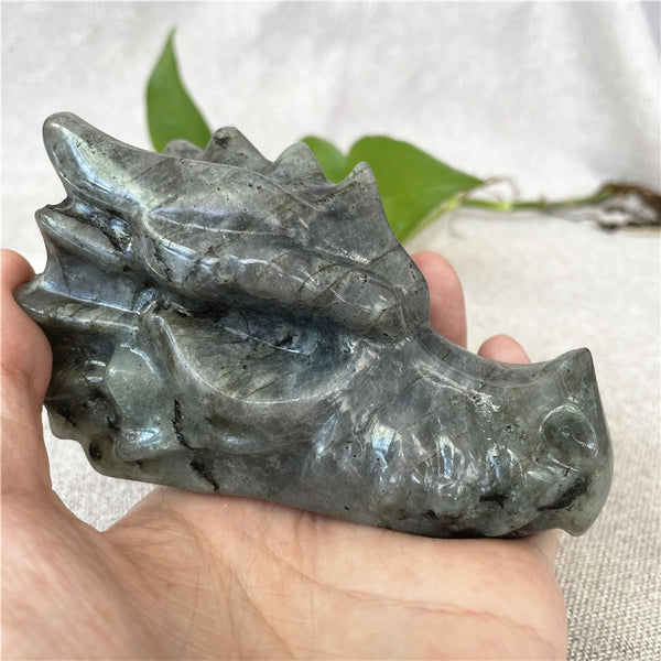 Blue Labradorite Dragon Head-ToShay.org