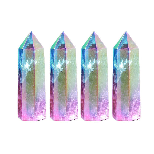 Rainbow Aura Crystal Point-ToShay.org