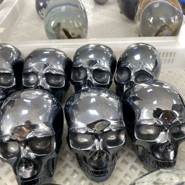 Silver Titanium Skull-ToShay.org