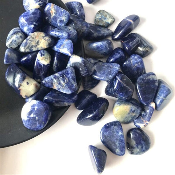 Blue Sodalite Tumbled Stones-ToShay.org