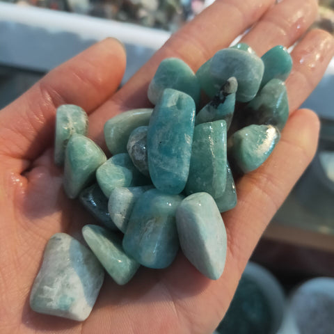 Blue Amazonite Tianhe Stones-ToShay.org