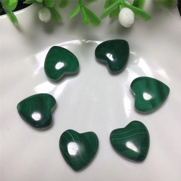 Green Malachite Hearts-ToShay.org