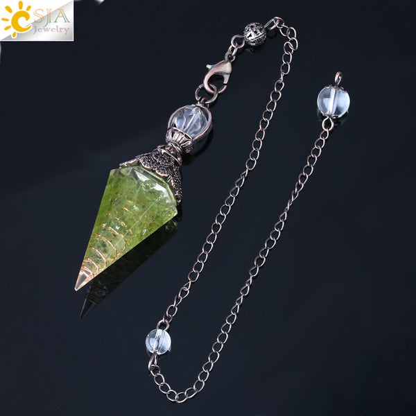 Mixed Crystal Dowsing Pendulum-ToShay.org