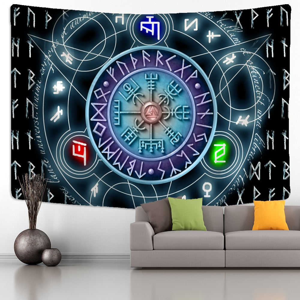 Rune Art Tapestry Wall Hanging-ToShay.org