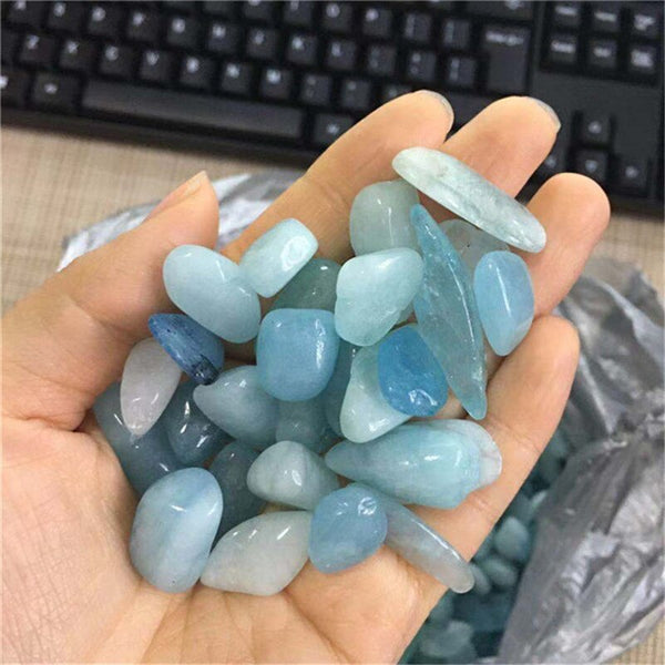 Blue Aquamarine Stones-ToShay.org