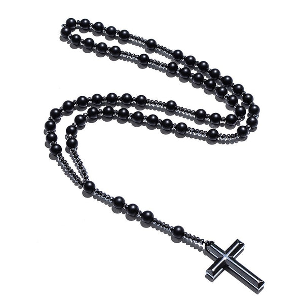 Black Onyx Rosary-ToShay.org