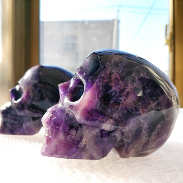 Purple Dream Amethyst Skull-ToShay.org