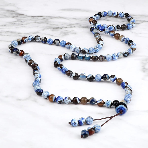 Blue Fire Stone Bead Bracelets-ToShay.org