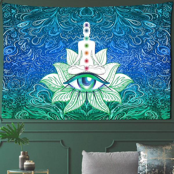 Chakra Meditation Tapestry-ToShay.org