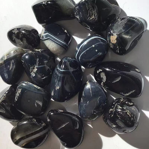 Black Onyx Agate Stones-ToShay.org