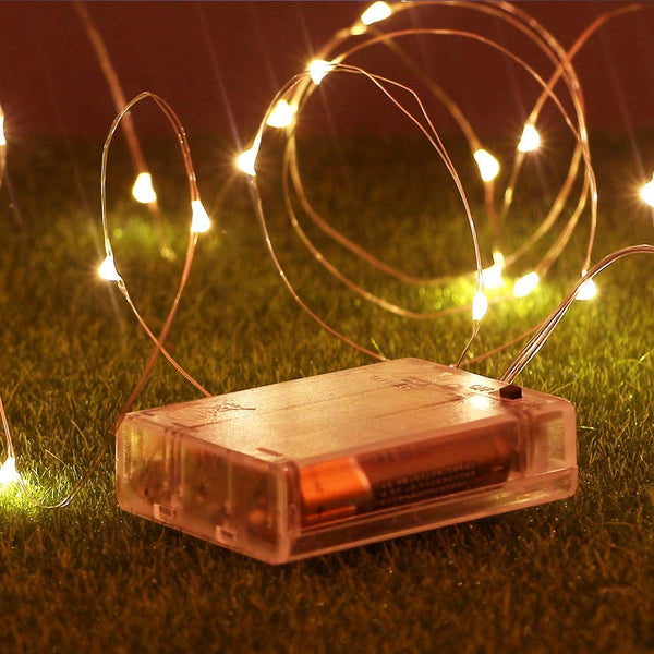 Copper Wire LED Fairy Lights String-ToShay.org