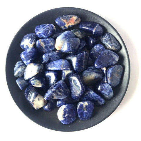 Blue Sodalite Tumbled Stones-ToShay.org