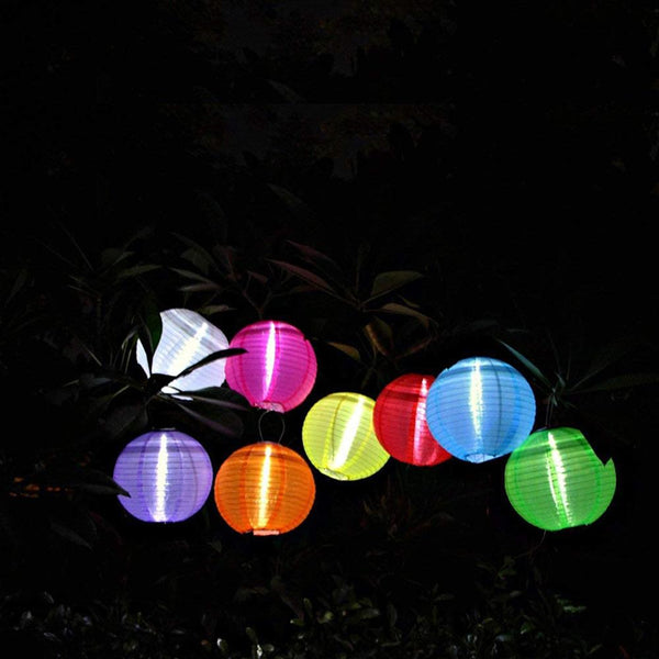 Solar LED Silk Lanterns-ToShay.org