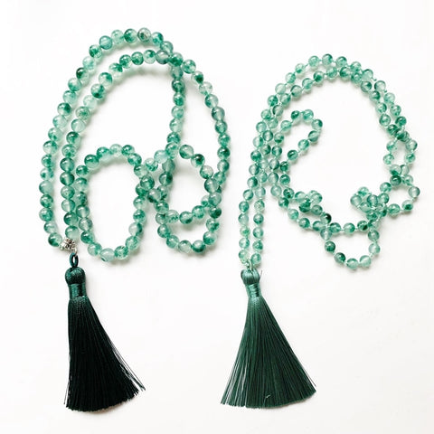 Green Agate Prayer Beads-ToShay.org