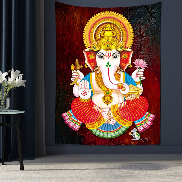 Buddha Ganesha Tapestry-ToShay.org
