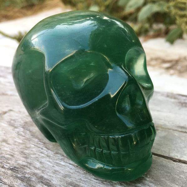 Green Fluorite Skull-ToShay.org