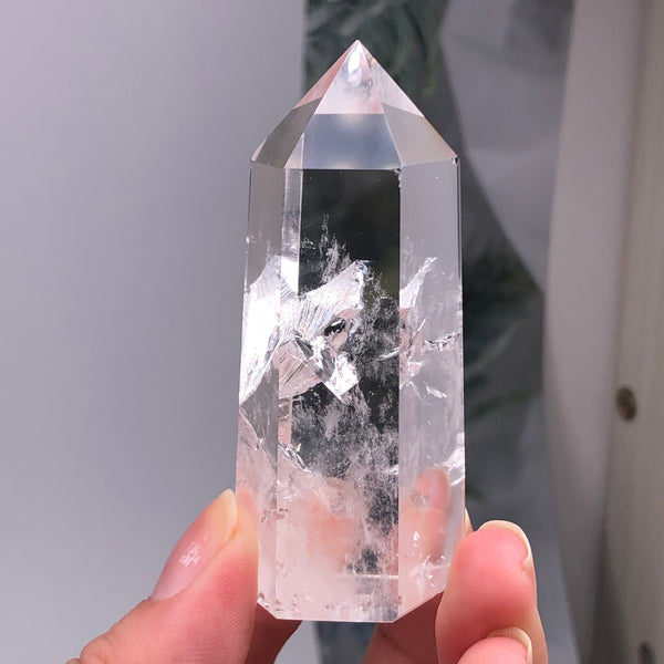 Clear Lemurian Seed Crystal Point-ToShay.org