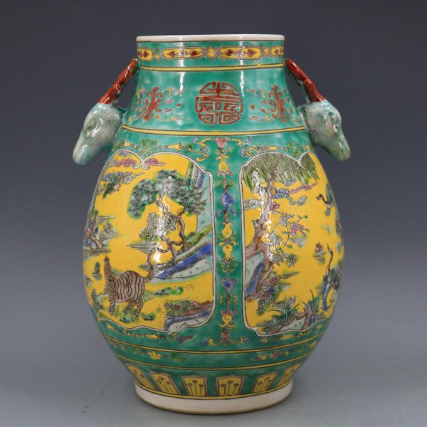 Qing Dynasty Kangxi Vase-ToShay.org