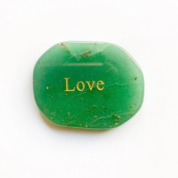 Green Aventurine Love Palm Stone-ToShay.org