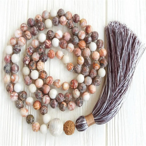 Brown Jasper Stone Mala Beads-ToShay.org