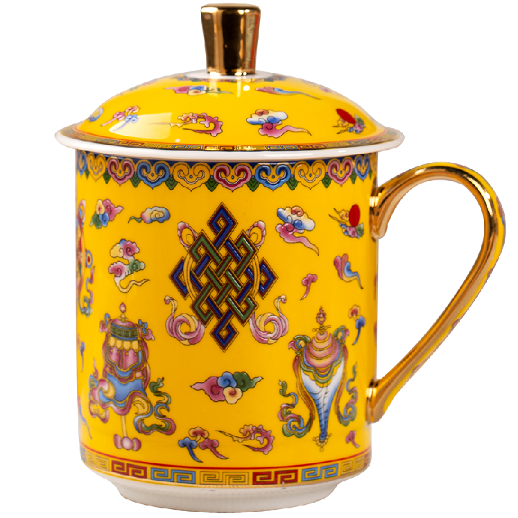 Jingdezhen Enamel Tea Cups-ToShay.org