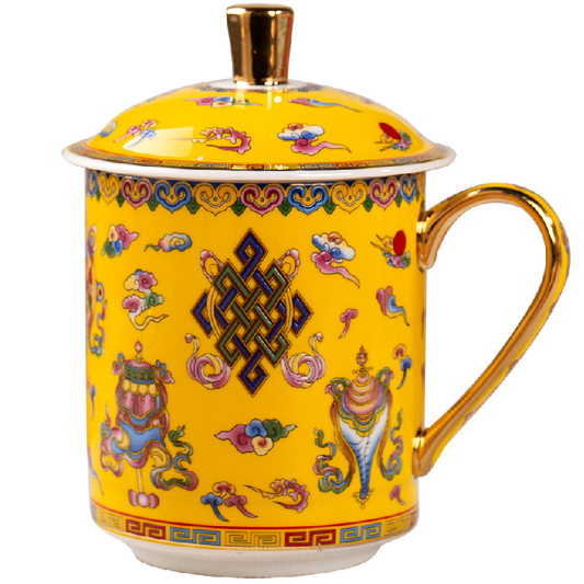 Jingdezhen Enamel Tea Cups-ToShay.org