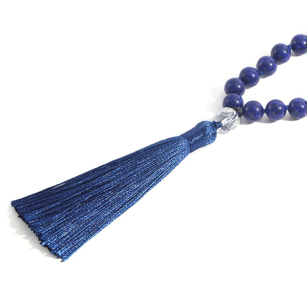 Blue Lapis Lazuli Mala Beads-ToShay.org