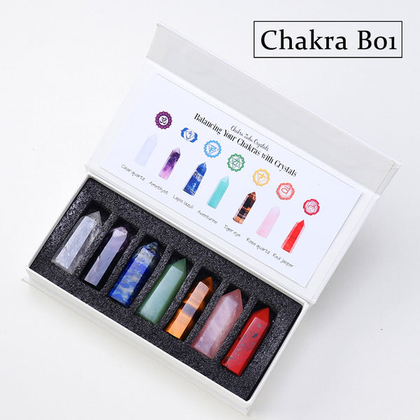 Chakra Quartz Point Set-ToShay.org