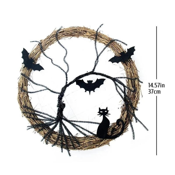 Halloween Wreath LED Light-ToShay.org