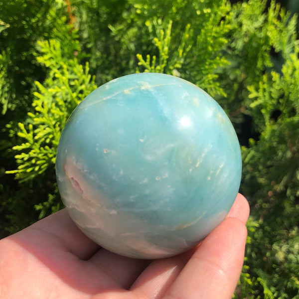 Blue Calcite Ball-ToShay.org