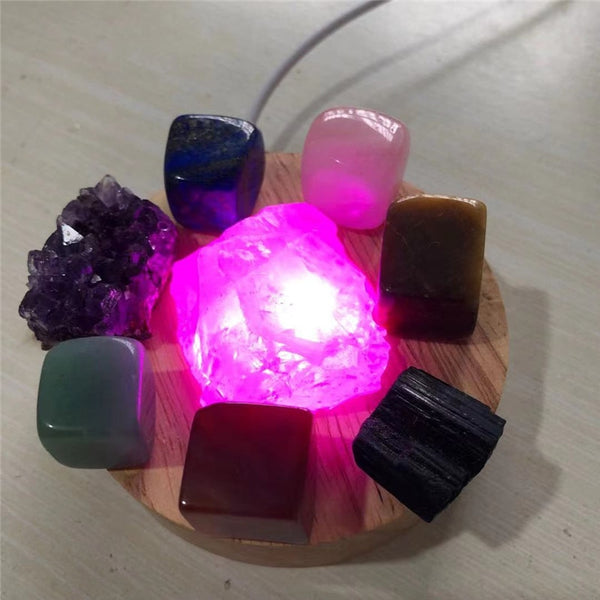 Chakra Crystal LED Light Set-ToShay.org