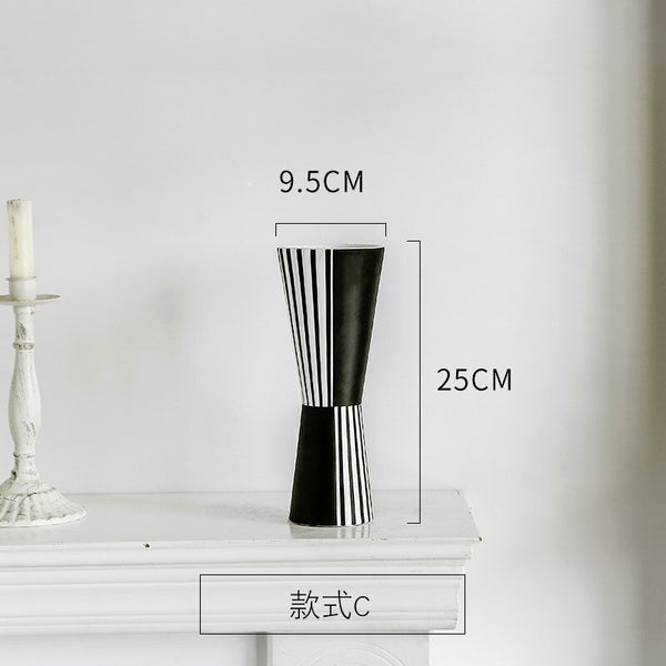 Black and White Vase-ToShay.org