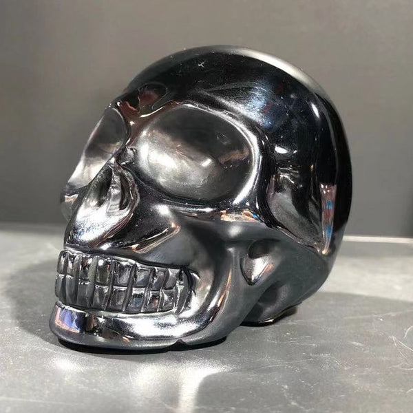 Silver Titanium Skull-ToShay.org