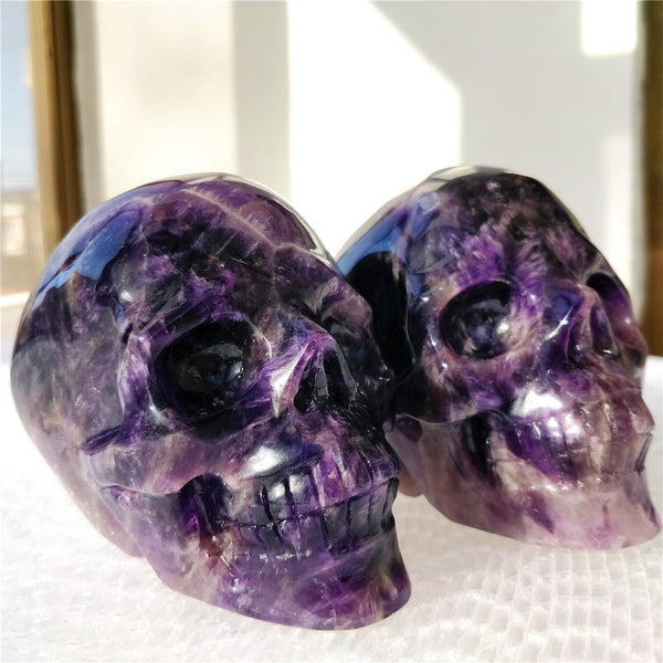 Purple Dream Amethyst Skull-ToShay.org