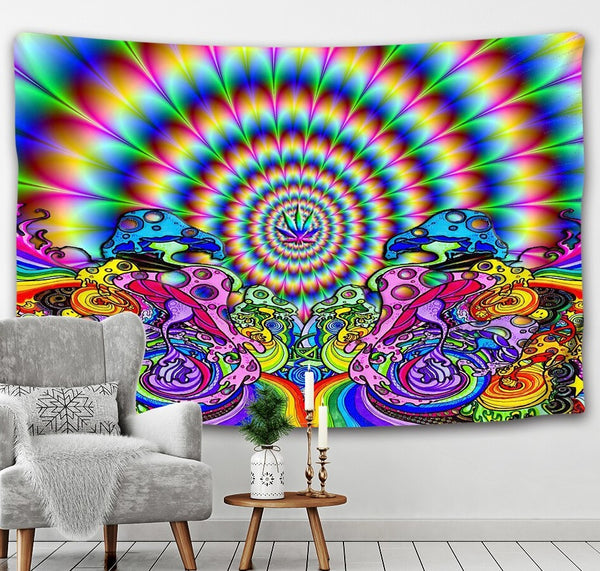 Mandala Swirl Art Tapestry-ToShay.org