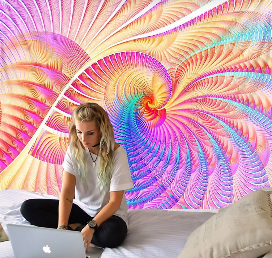 Mandala Swirl Art Tapestry-ToShay.org
