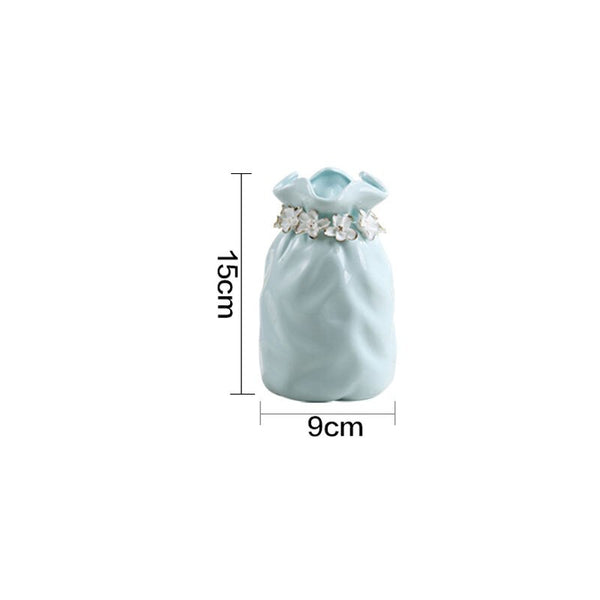 Bag Ceramic Vase-ToShay.org