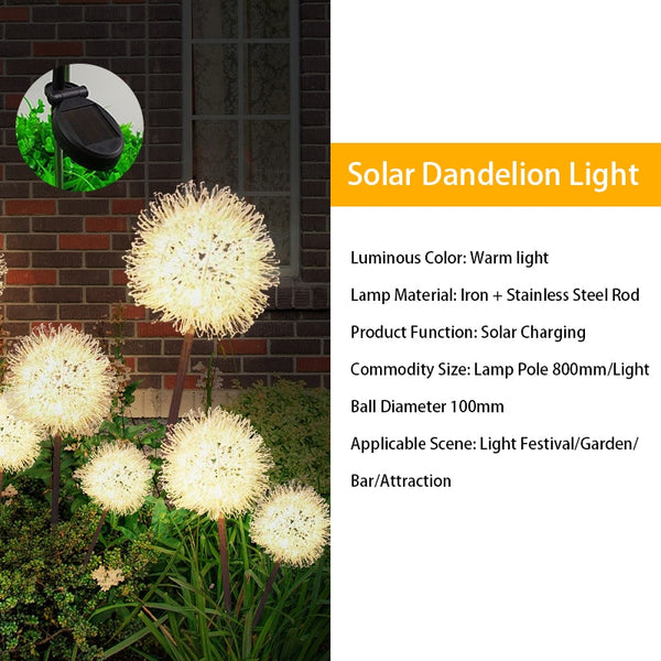 Dandelion Garden Lights-ToShay.org